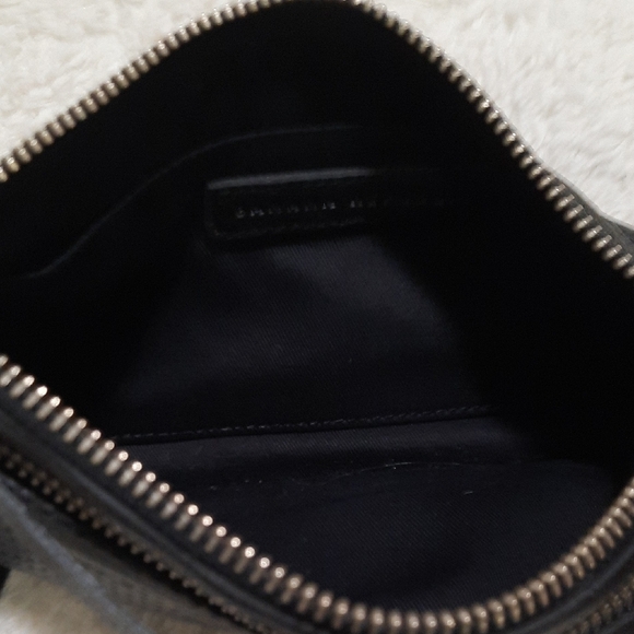 Black Perforated Leather Clutch - Picture 12 of 12